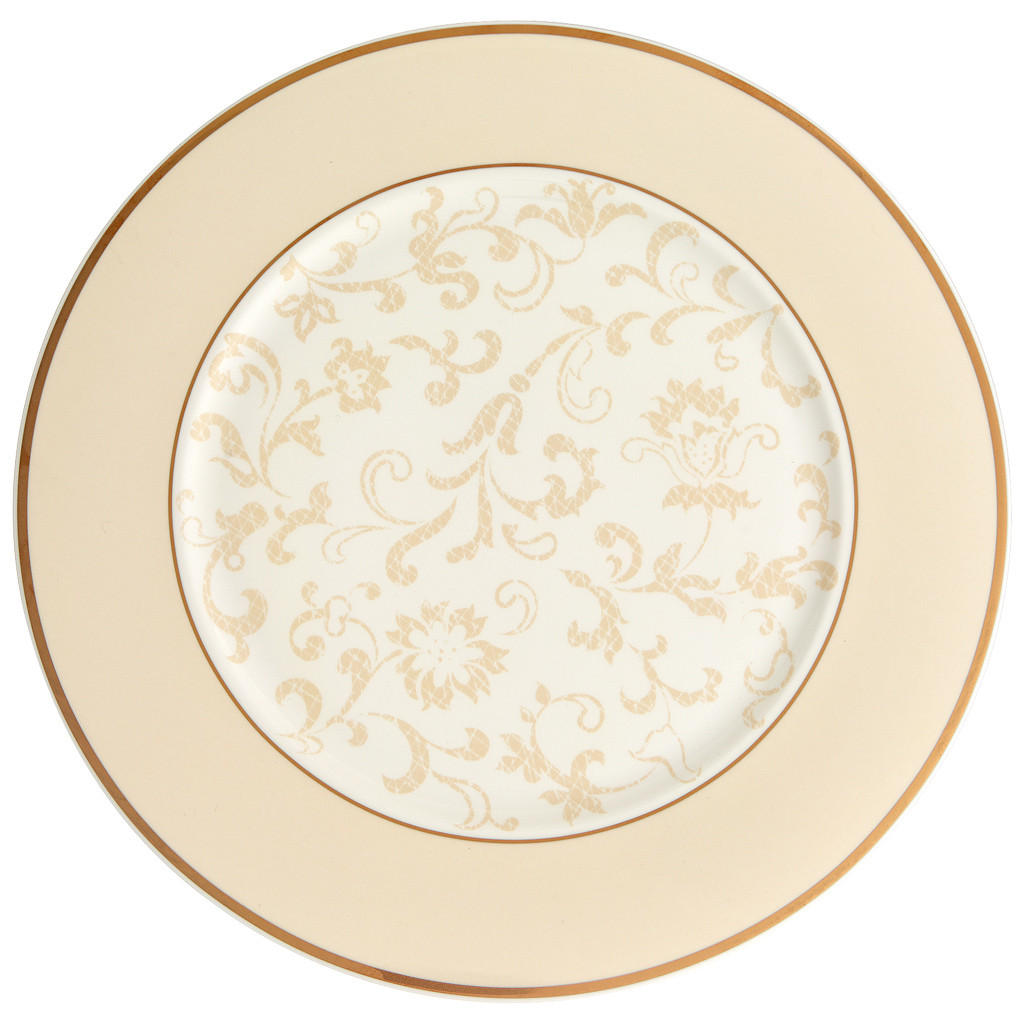 PLATZTELLER Ivoire weiß-gold ø 30,6 cm - Goldfarben/Weiß, Keramik (30.6cm) - Villeroy & Boch