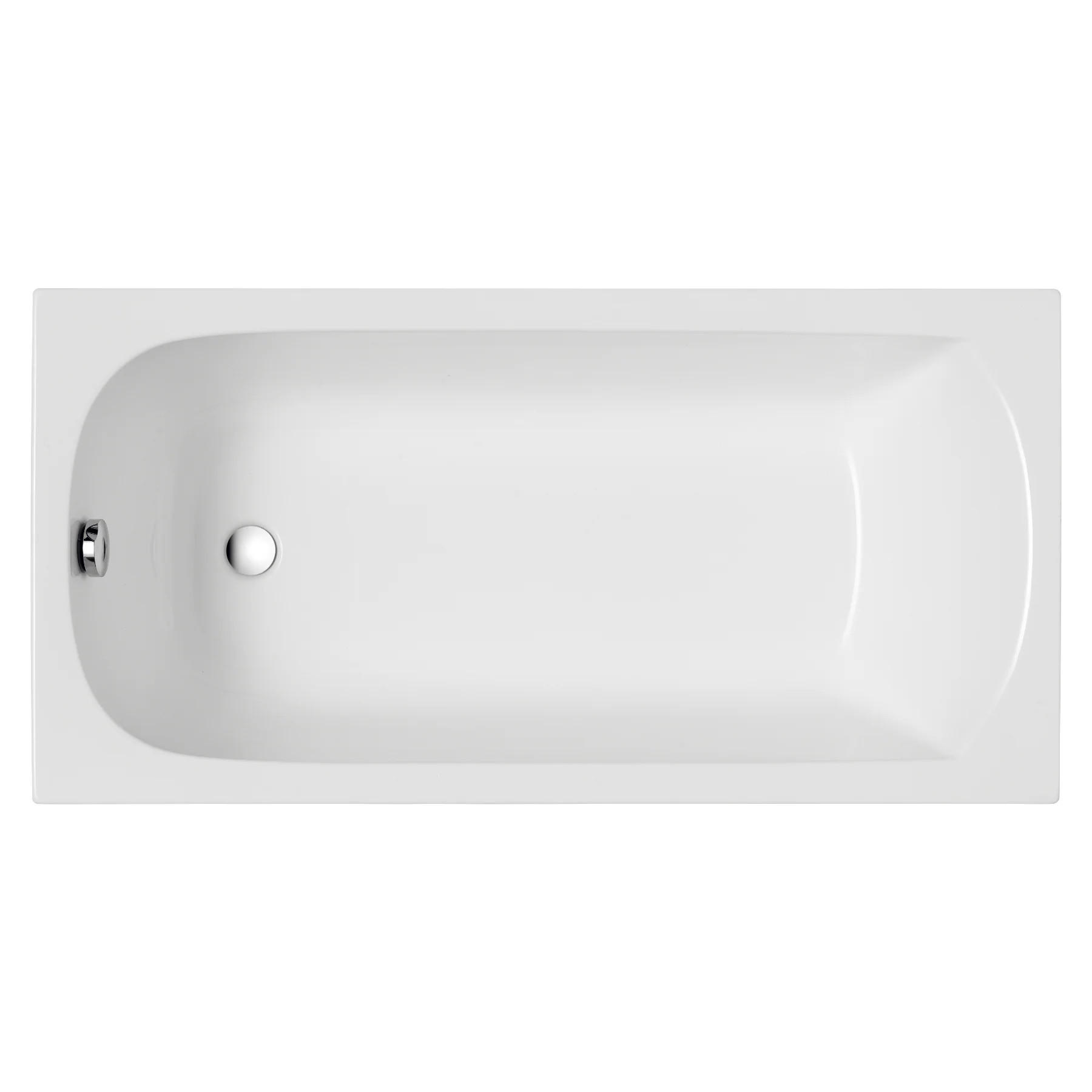 BADEWANNE Rechteck CLASSIC 160/70 Ablauf & Füße - Weiß, Kunststoff (70/56/160cm) - bad land