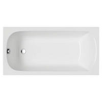 BADEWANNE Rechteck CLASSIC 130/70 mit Schürze Ablauf Füße - Weiß, Kunststoff (70/54.5/130cm) - bad land