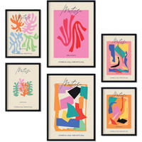 POSTER Set Mit 6 Matisse Größe A3 und A4 Rahmenlos - Klar, Papier (29.7/1/42cm) - Nacnic