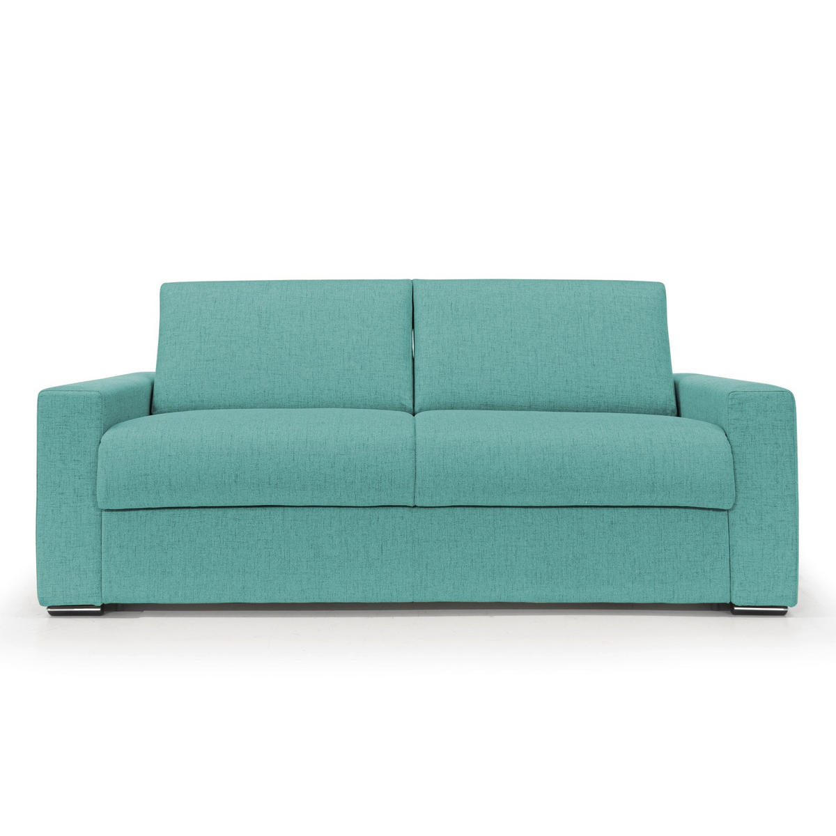 SCHLAFSOFA Nixon - Grün, Textil (220/93/96cm) - Divani.store
