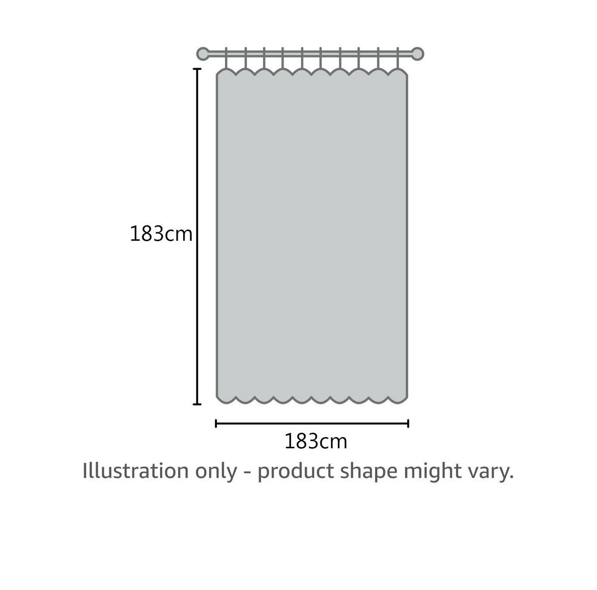 DUSCHVORHANG Grün Leinen Polyester Stil 183 x 183 cm fürs Badezimmer - Grün, Textil (183/183cm) - MCBOSON