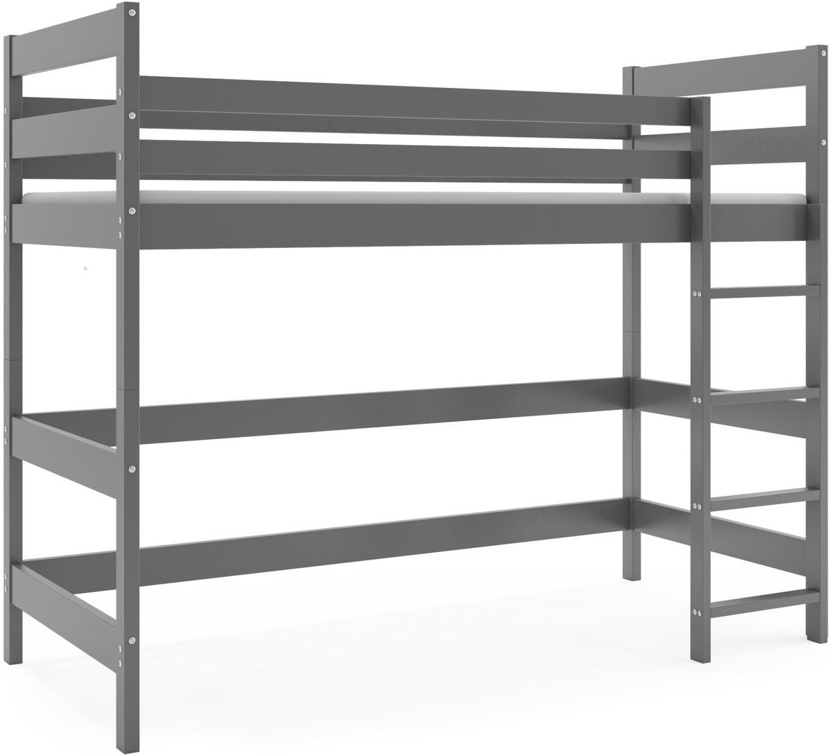 HOCHBETT Anter 200x90cm - Grau, Holz (90/200cm) - Interbeds