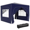 PAVILLON 3x3m - Blau, Metall (300/273/300cm) - Outsunny