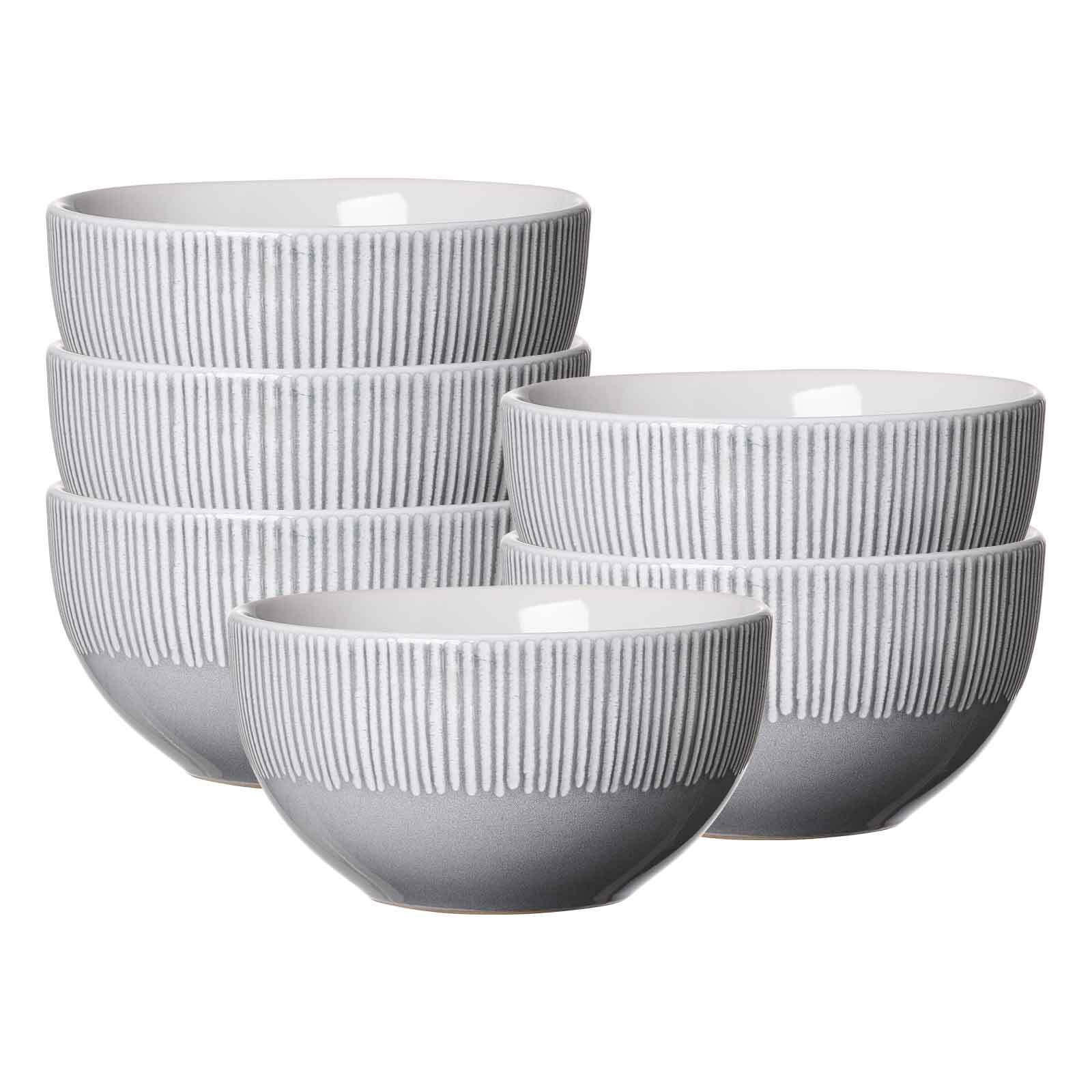 SCHALEN Banda Grau ø 14 cm 6er Set - Grau, Keramik (14cm) - Ritzenhoff Breker