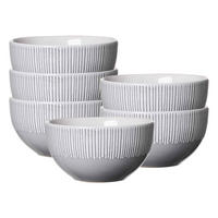 SCHALEN Banda Grau ø 14 cm 6er Set - Grau, Keramik (14cm) - Ritzenhoff Breker