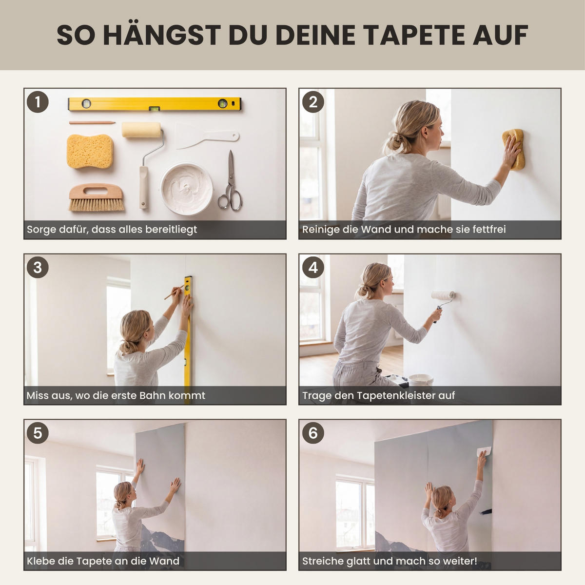 TAPETE - Berge - Wasser - Bäume - 160x280 cm - Multicolor, Papier (160/280cm) - OnlyWow