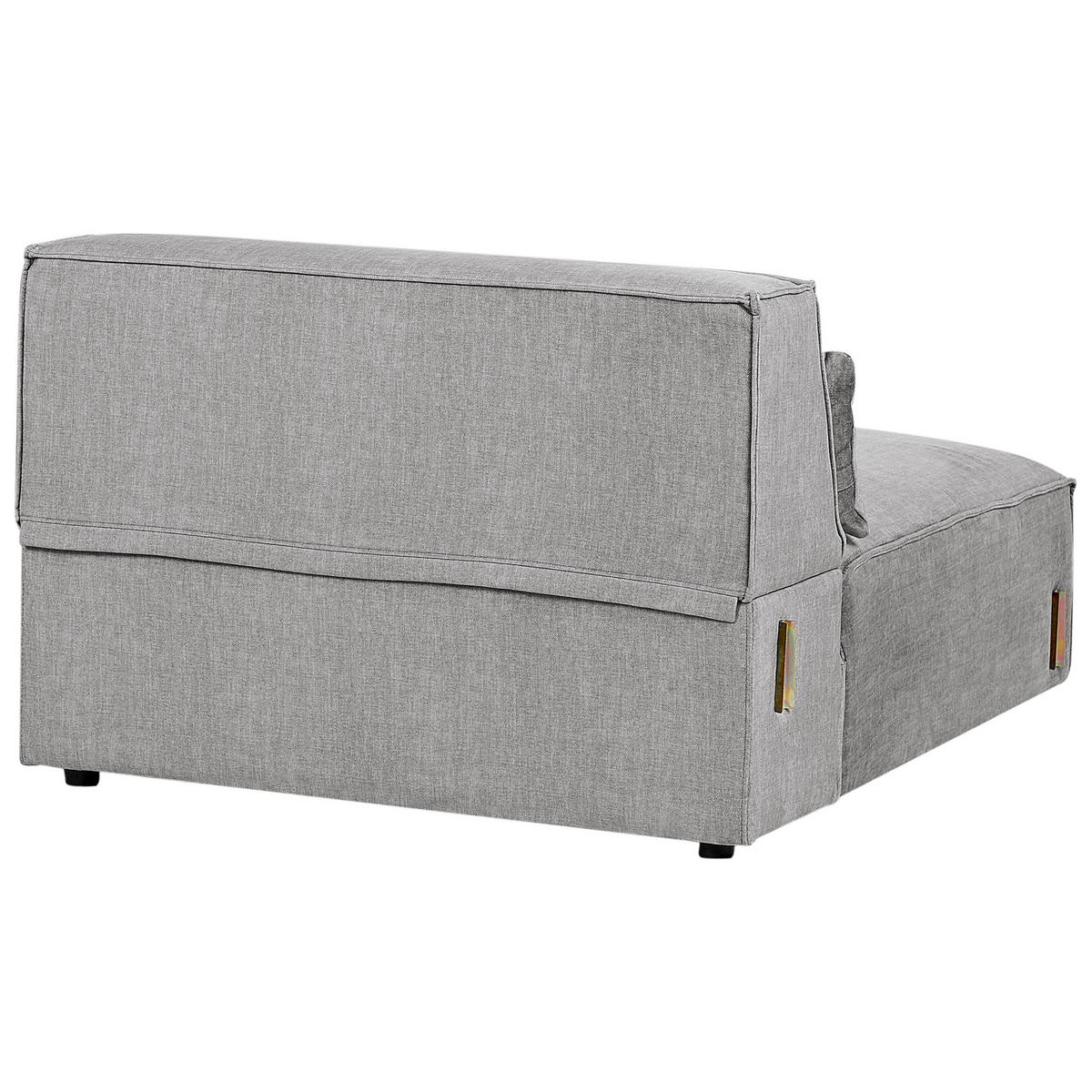 2-SITZER-SOFA grau ohne Armlehnen Hellnar - Grau, Textil (204/70/126cm) - Beliani
