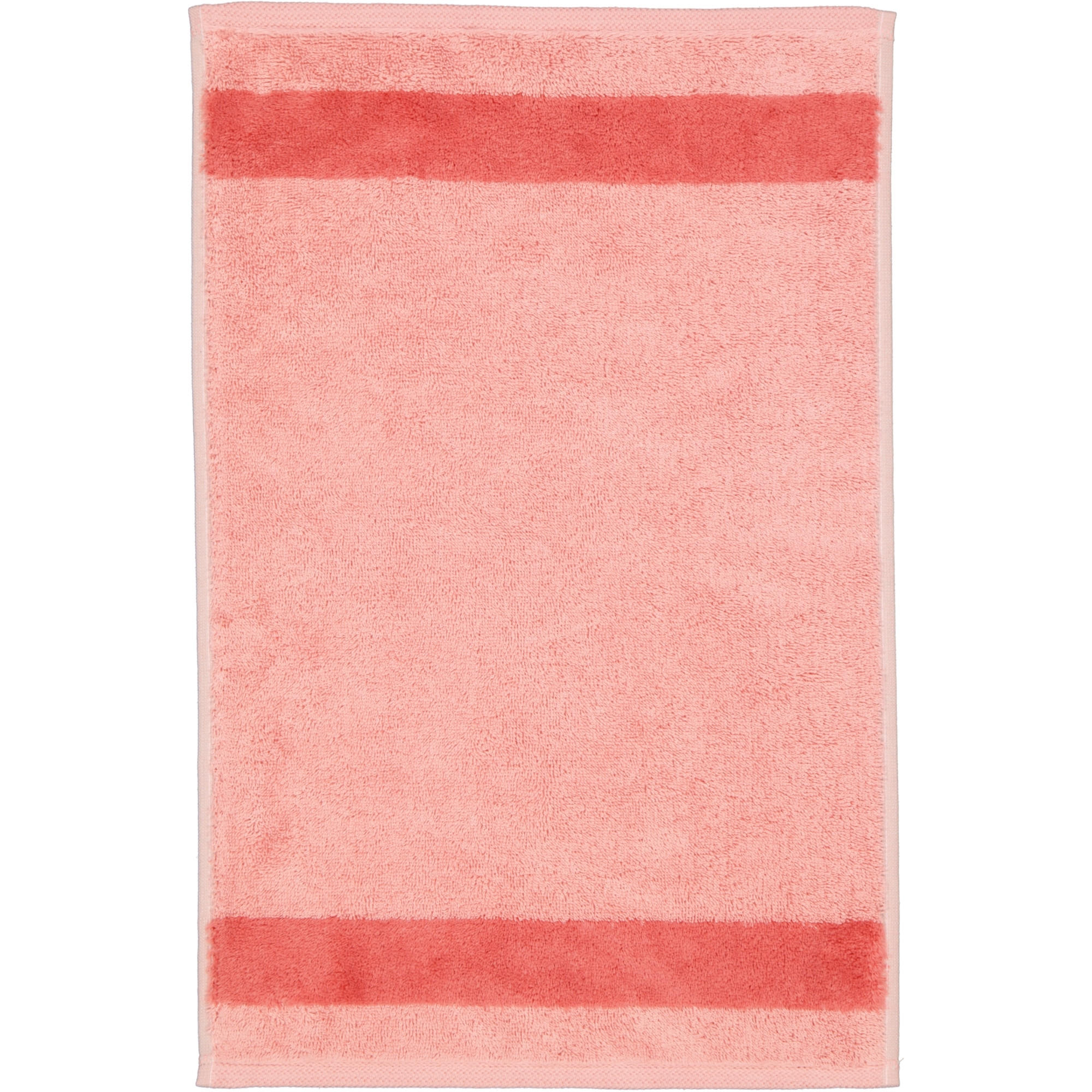 HANDTÜCHER LUXURY DOUBLE 2560 CORAL - 22 - Rot, Textil (30/50cm) - Zöllner