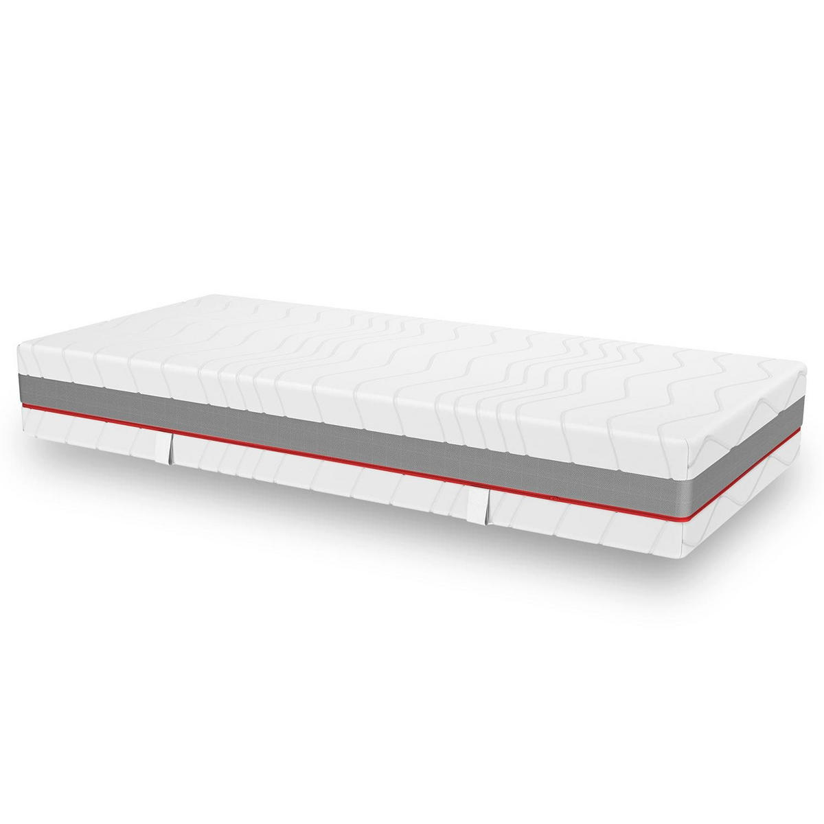 FEDERKERNMATRATZE Premium 140x200 cm - Weiß, Textil (140/200cm) - Sleezzz