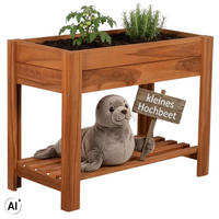 HOCHBEET Kräuter - Naturfarben, Holz (85/80/40cm) - Mr. Deko