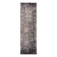 TEPPICH Broadway Glitter Mad Men 80/250 cm - Schwarz, Textil (80/250cm) - Louis De Poortere