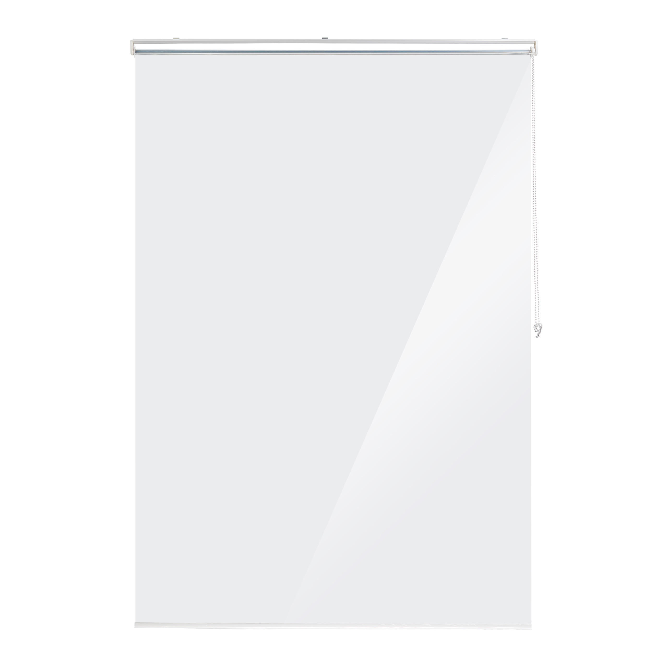 DUSCHROLLO - Transparent, Kunststoff/Metall (140/4.5cm) - Relaxdays