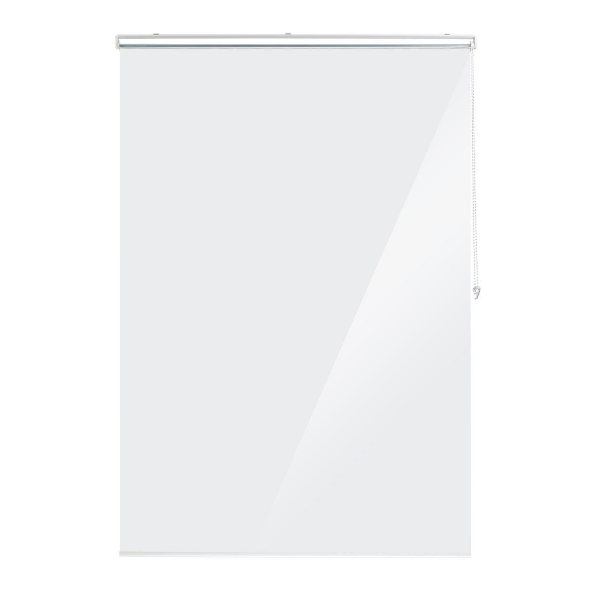 DUSCHROLLO - Transparent, Kunststoff/Metall (140/4.5cm) - Relaxdays