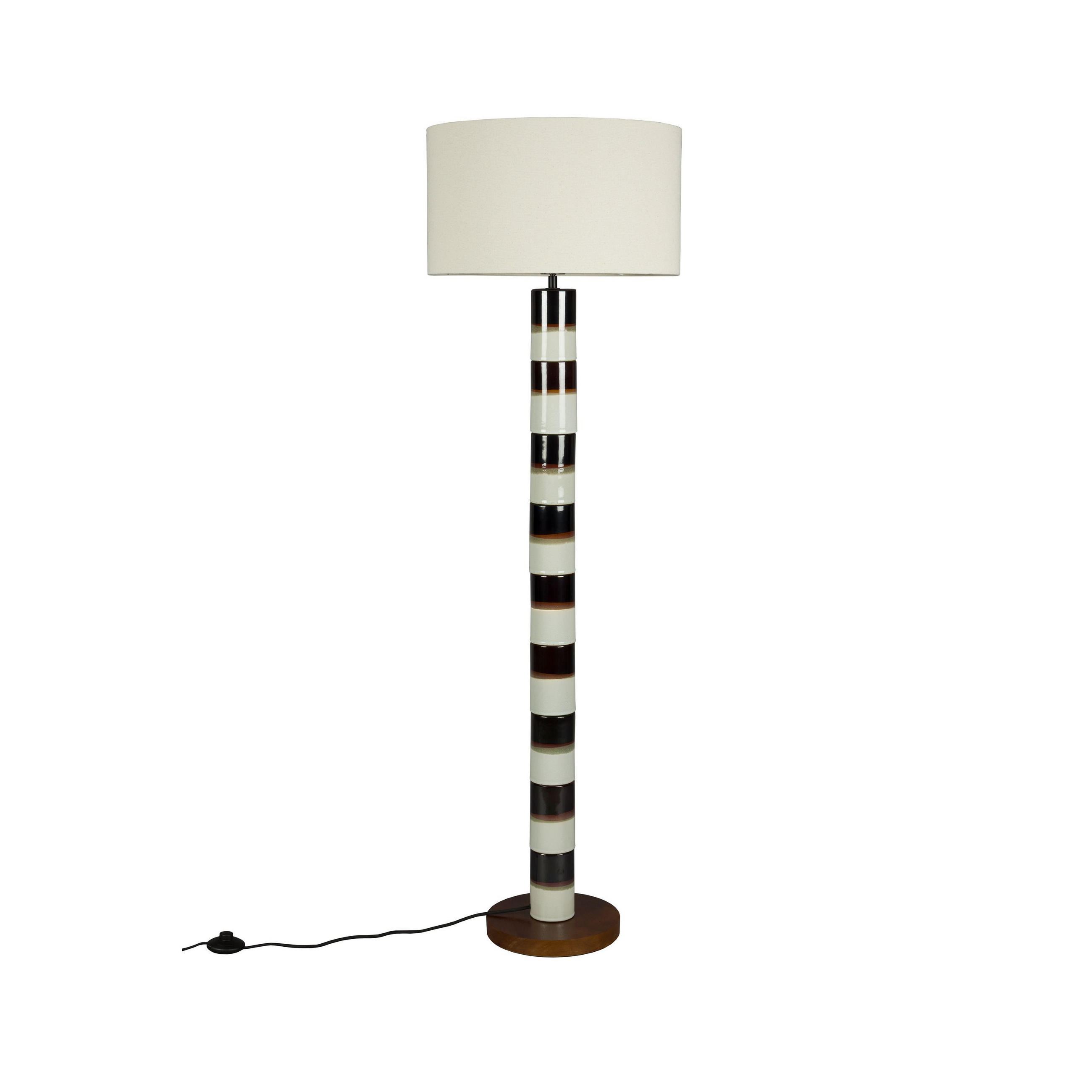 STEHLAMPE Vertigo - Beige, Metall (45/45/143cm) - Dutchbone