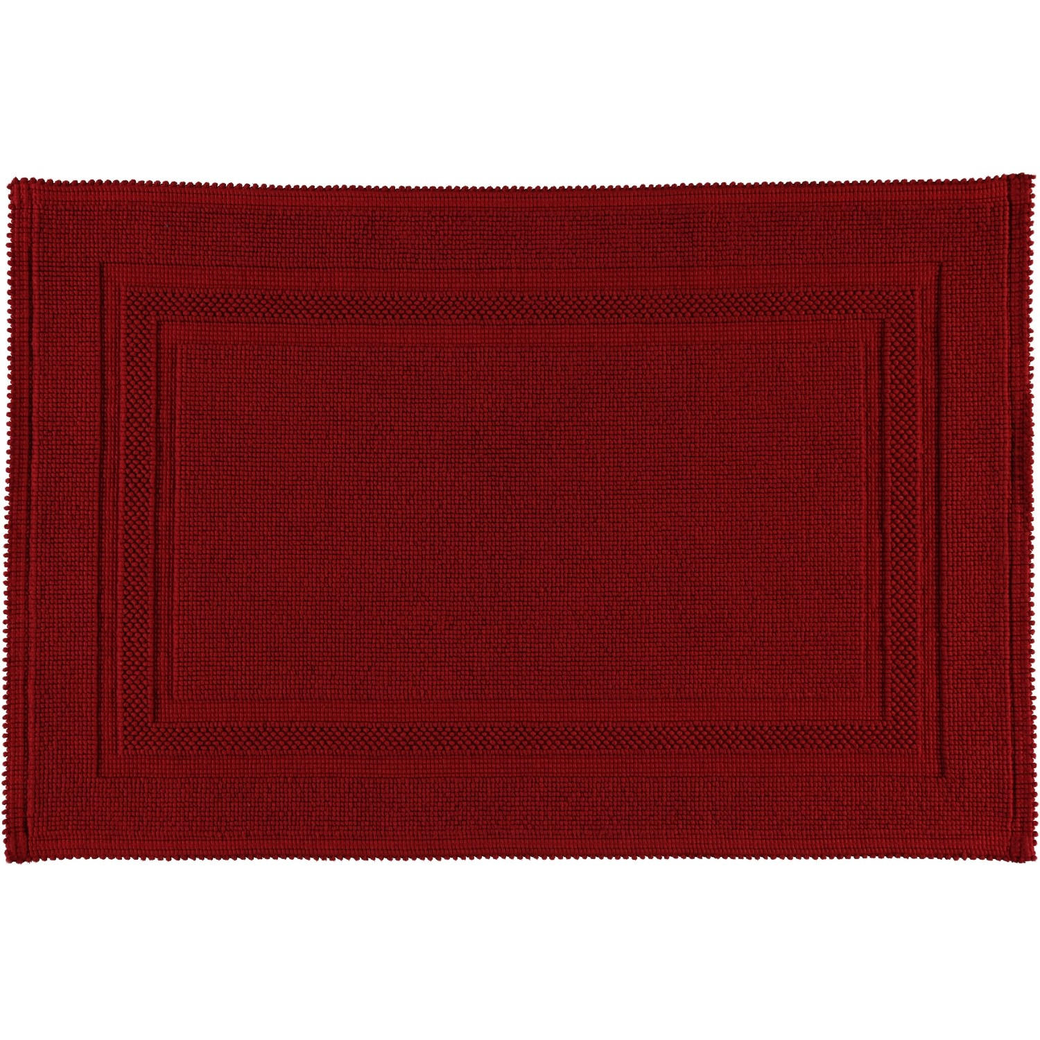 BADEMATTEN GALA CARDINAL - 349 - Rot, Textil (50/70cm) - Rhomtuft