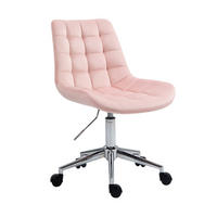 SCHREIBTISCHSTUHL MICKY Rosa - Rosa, Textil (50/92/54cm) - SVITA