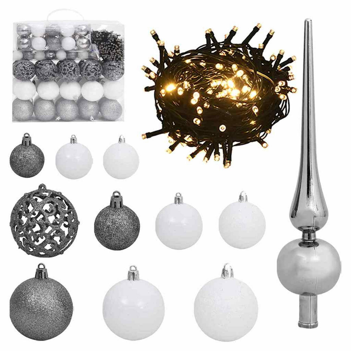 WEIHNACHTSBAUM Künstlicher Klappbarer 78/78/210 cm Grün PVC - Grün, Kunststoff (210cm) - vidaXL