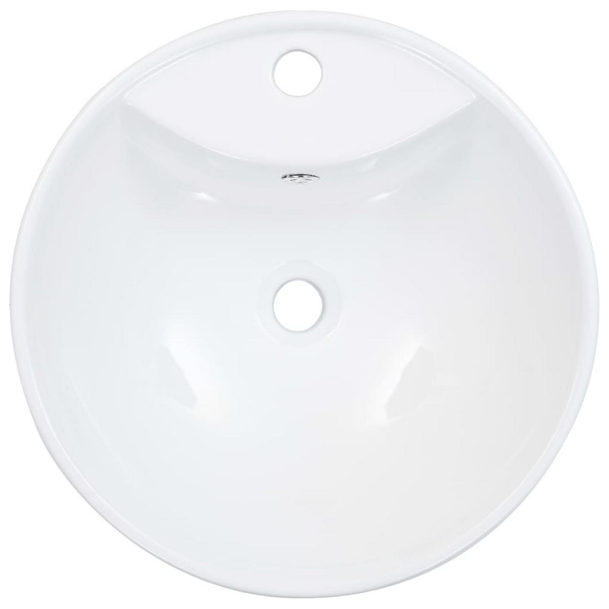 WASCHBECKEN Laird 46.5/46.5/18 cm - Weiß, Keramik (46.5/18/46.5cm) - Nettlife