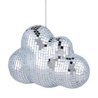 DEKO-WOLKE Disco - Silberfarben, Glas (8/13/18cm) - Butlers