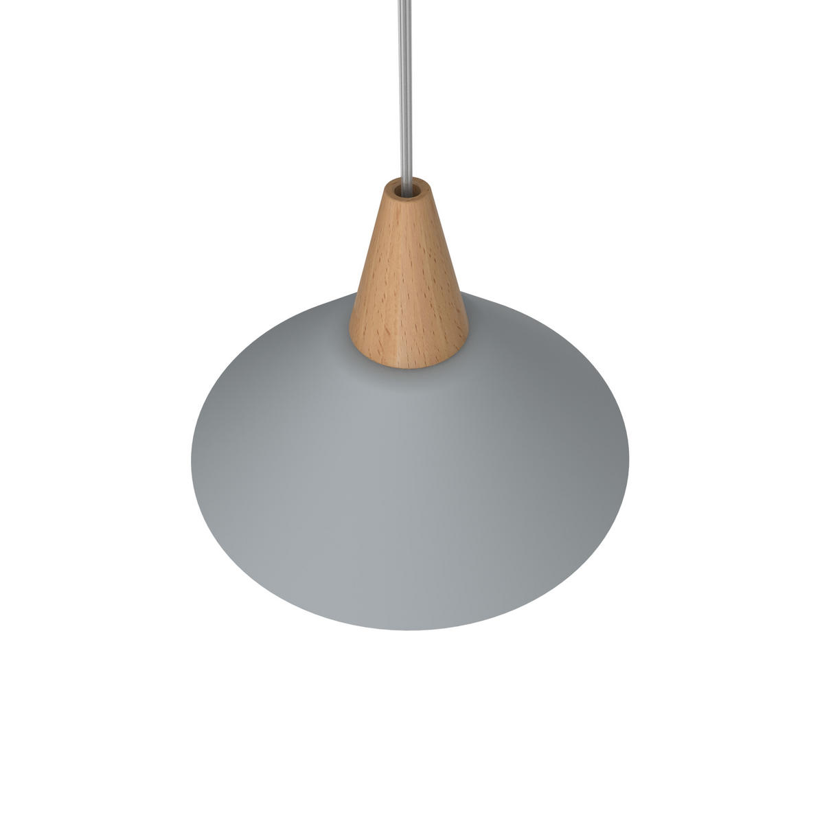 HÄNGELEUCHTE Funnel D25 - Grau, Metall (25/25/16cm) - Lumicom