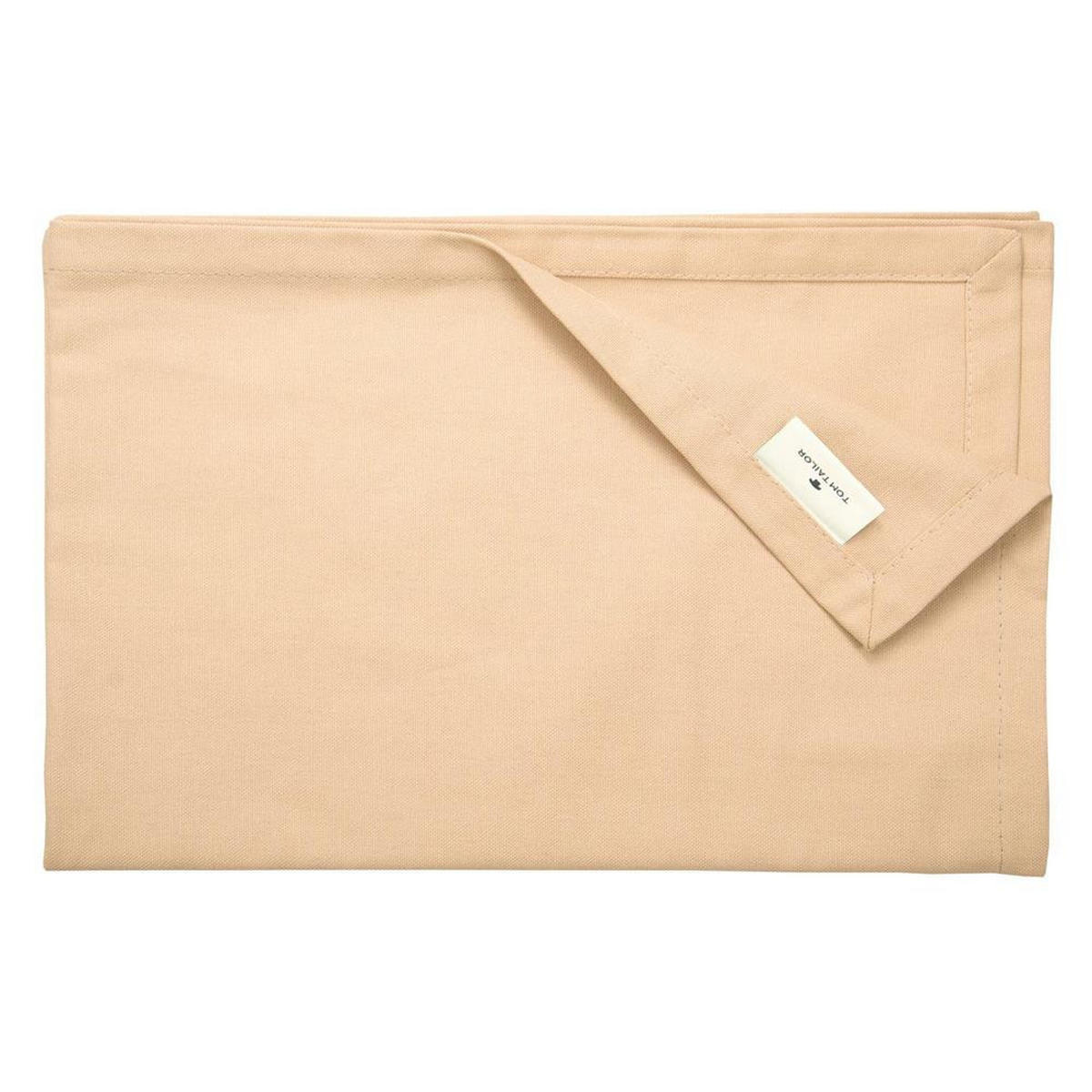 TISCHLÄUFER IN LEINENOPTIK DOVE Blickdicht - Beige, Textil (150/50/0.5cm) - Tom Tailor