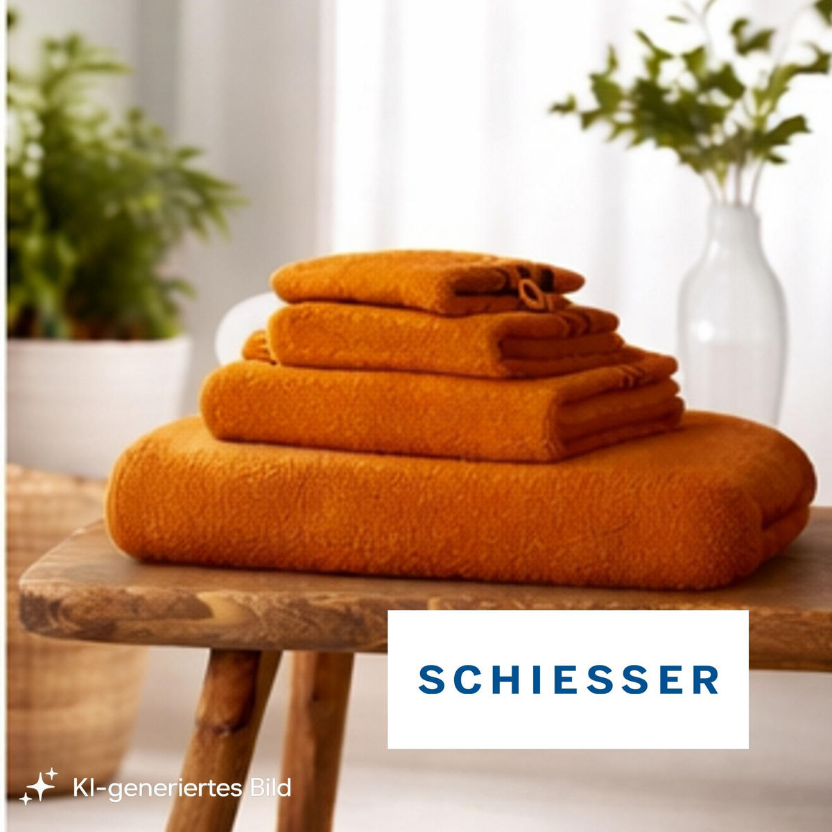 WASCHHANDSCHUHSET Skyline Color - 5-teilig - 16x22 cm - Terrakotta - Terracotta, Textil (16/22cm) - SCHIESSER