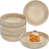 PASTASCHALEN SET KAIRO MOCHA - 6 teilig aus Steingut - Beige, Keramik (31.5cm) - Sänger