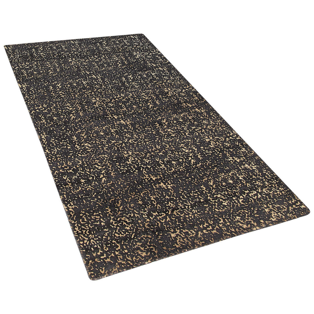 KURZFLOR-TEPPICH Esel 150/80 cm - Grau, Naturmaterialien (80/150cm) - Beliani