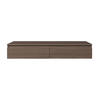HÄNGESCHREIBTISCH Bemmi Nussbaum Wisconsin 120 cm - Dunkelbraun, Holzwerkstoff (50/120/19cm) - Selsey