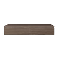 HÄNGESCHREIBTISCH Bemmi Nussbaum Wisconsin 120 cm - Dunkelbraun, Holzwerkstoff (50/120/19cm) - Selsey