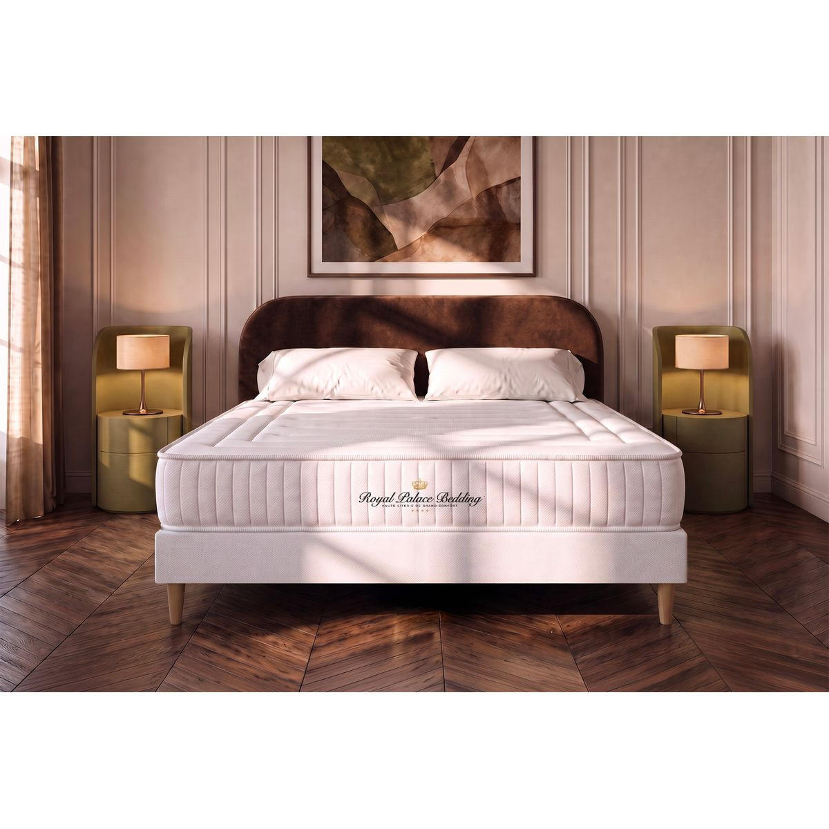 MATRATZE Nottingham Memory-Schaum 100 x 200 cm h3 - Weiß, Textil (100/200cm) - ROYAL PALACE BEDDING