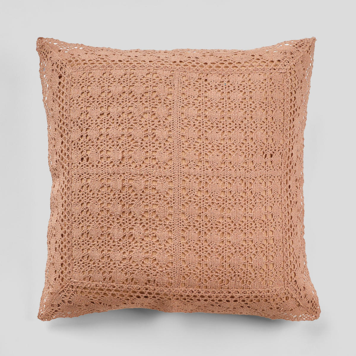 KISSENBEZUG Folkelips - Dunkelrosa, Textil (45/45cm) - home&you