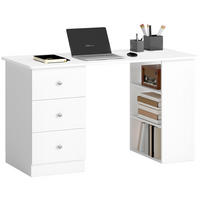 BÜROTISCH Weiß 1 Stück - Weiß, Holzwerkstoff (49/120/72cm) - GiPP