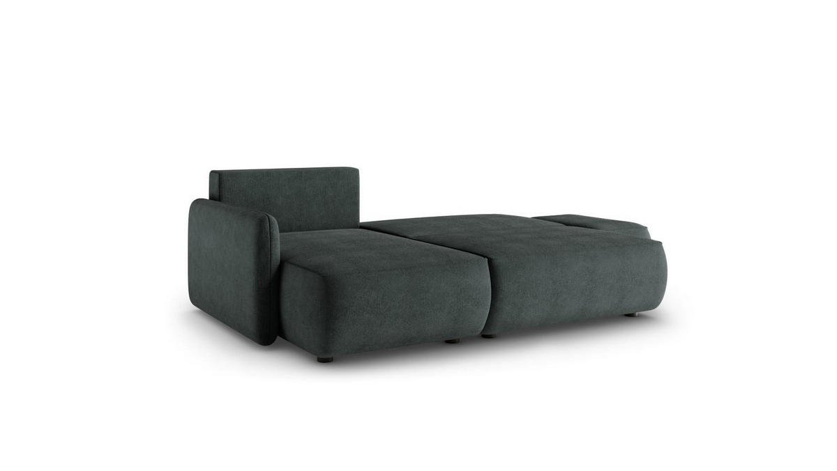 ECKSOFA mit Schlaffunktion Schwarz - Schwarz, Textil (229/148cm) - Furnisell