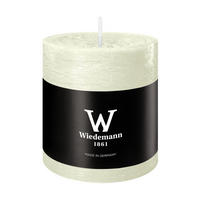 STUMPENKERZE Rustik Marble Style Elfenbein 80 x Ø 68 mm, 1 Stück - Beige, Paraffin (7/8cm) - Wiedemann Kerzen
