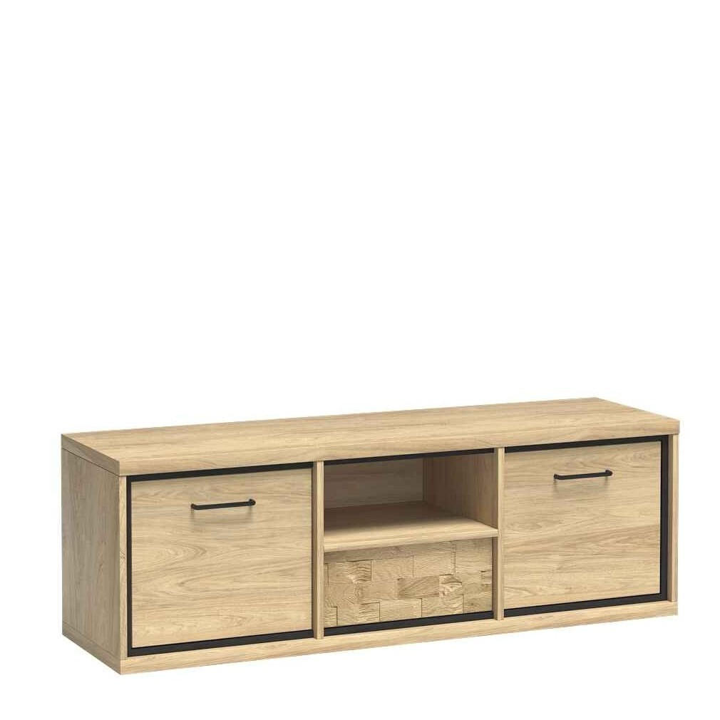 LOWBOARD SYNDRA 139/47,5/41 cm, Eichefarben - Eichefarben, Holzwerkstoff (139/47.5/41cm) - MASSENO