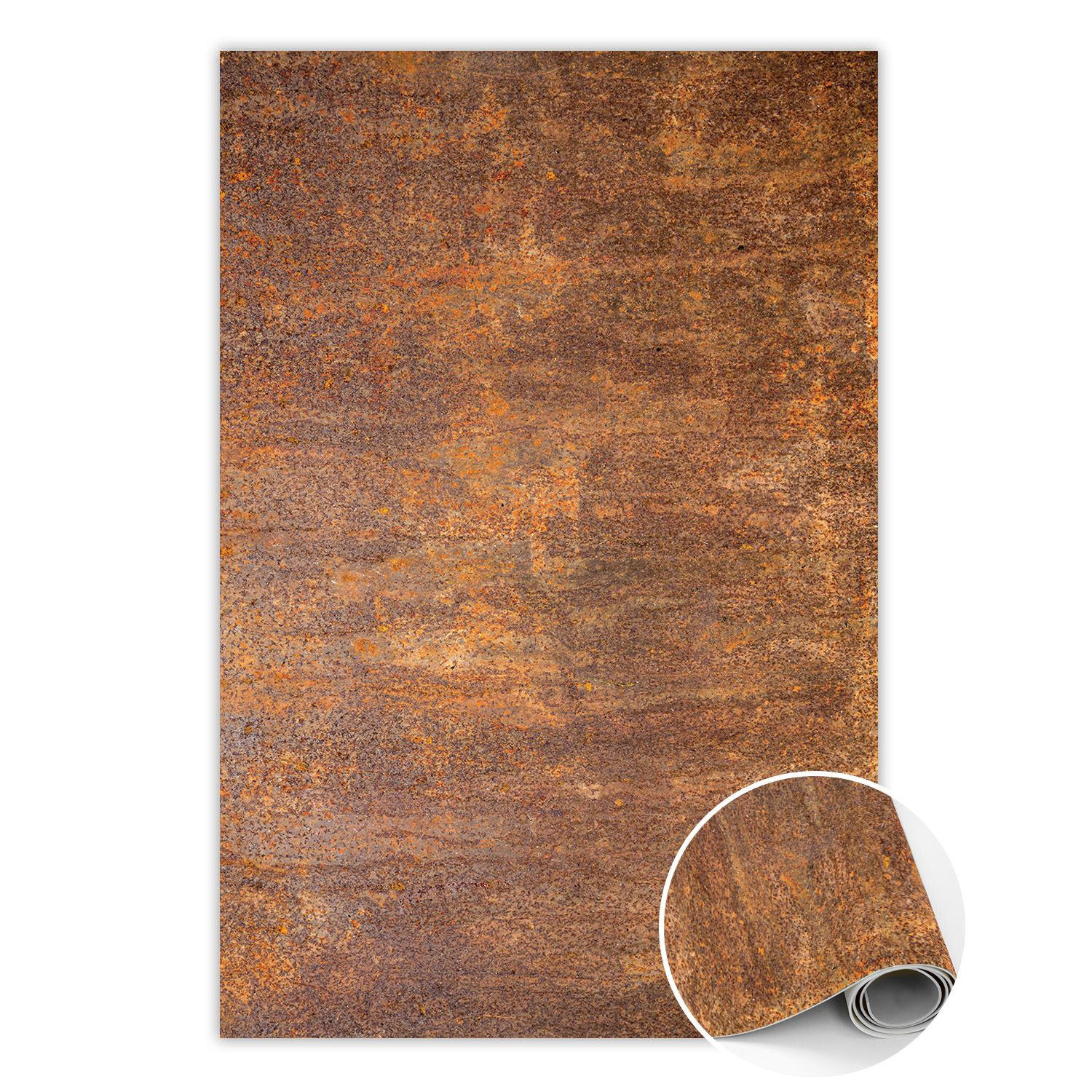 VINYL TEPPICH 150x225 cm Verrostetes Blech - Rostfarben, Kunststoff (150/225cm) - TULUP