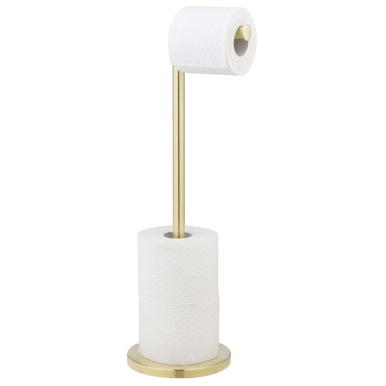 Wenko Toilettenpapierständer Gold 21x55x17 cm