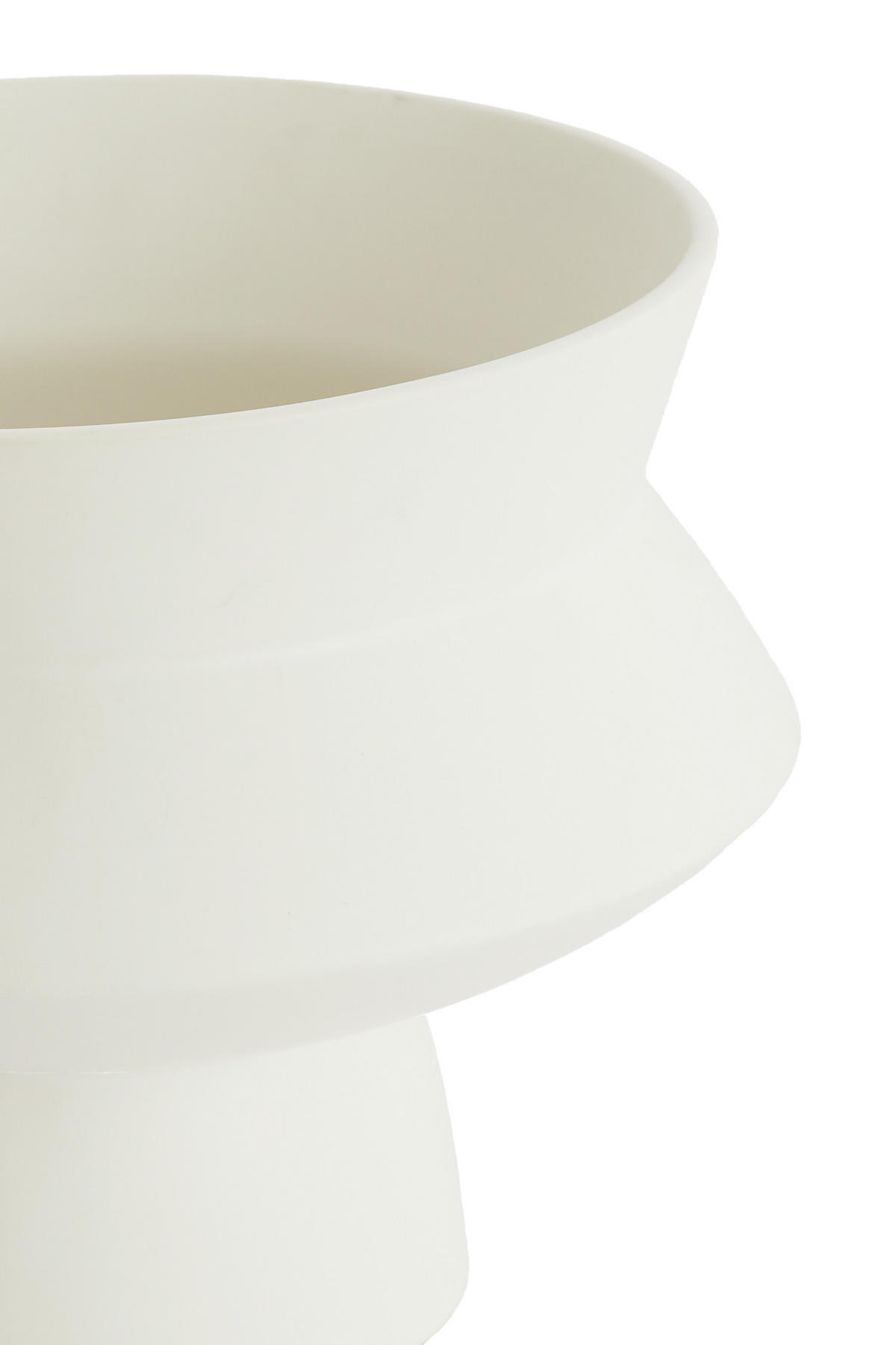 VASE Vicento Weiß Ø31,5/23,5 cm - Weiß, Keramik (23.5cm) - Light & Living