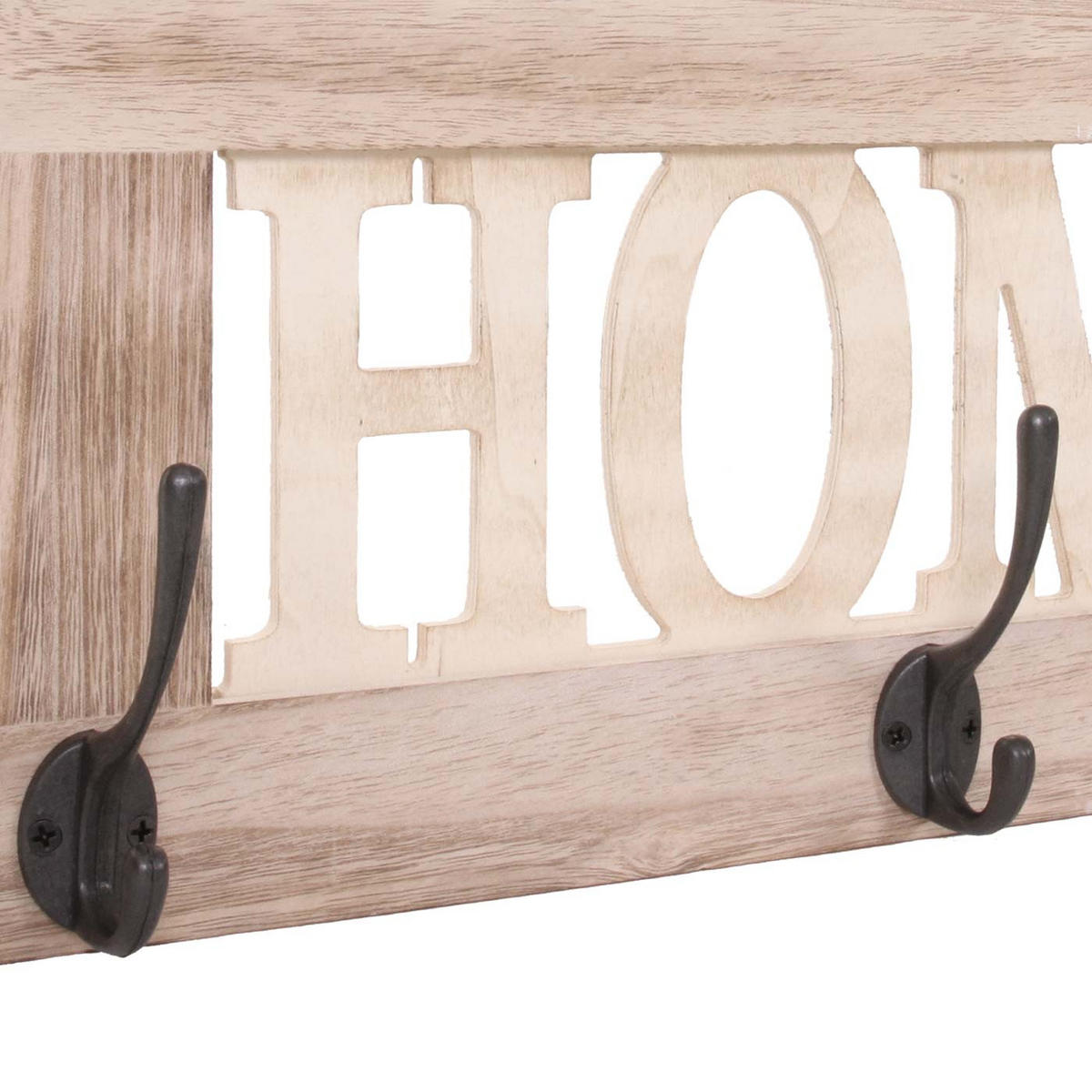 WANDGARDEROBE HOME SHABBY-LOOK Beige - Beige, Holz (55/21/7cm) - Jamb