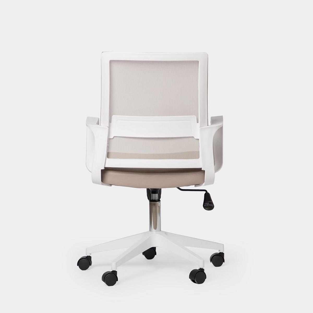 DREHSTUHL Bennet Beige 58 cm x 94 - 104 cm - Beige, Textil (58/94/59cm) - Kenay Home