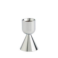 KERZENSTÄNDER Campiso - Silberfarben, Metall (2.8/6.5/2.8cm) - home&you