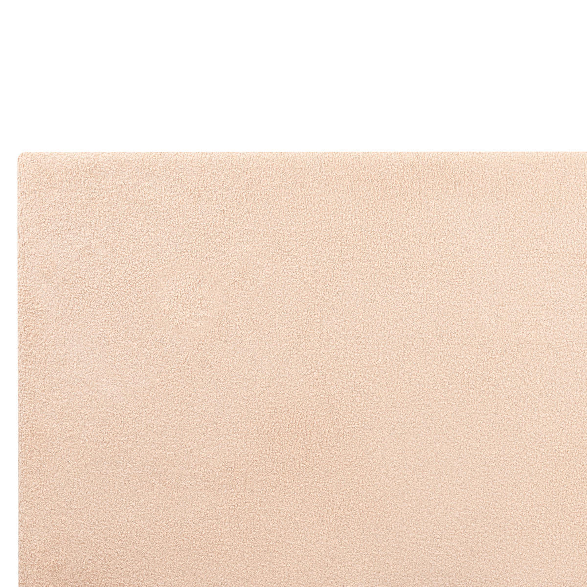 POSTEL s roštem 120/200 cm Bouclé Krémově bílá Albi - krémová, textil (120/200cm) - Beliani