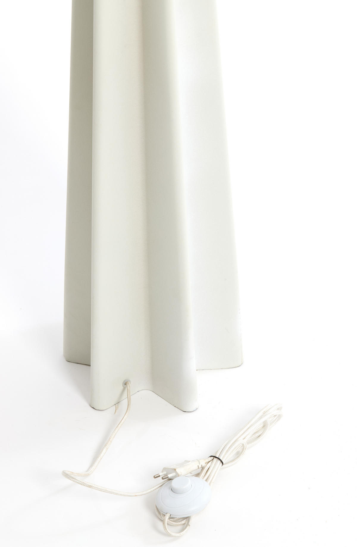 STEHLEUCHTE Kuala Weiß 20/20/124 cm - Weiß, Metall (20/20/124cm) - Light & Living