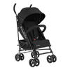 KINDERWAGEN Käfer black Stahlrahmen, Korb, abnehmbare Vorderräder, Fußstütze - Schwarz, Metall (78/48/104cm) - Kikka boo