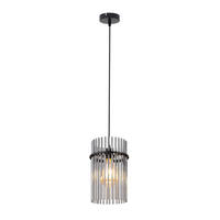 PENDELLEUCHTE Kaelen 16/10/150 cm - Schwarz, Metall (16/10/150cm) - ZMH