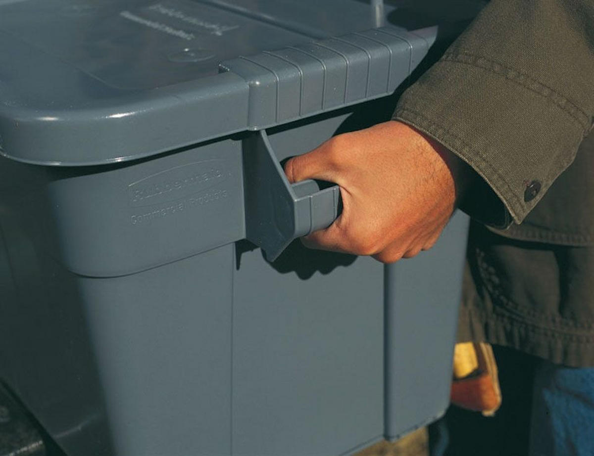 AUFBEWAHRUNGSBOX Mit Deckel und Griffen 75,5 Liter Grau - Grau, Metall (44.1/38.4/70.7cm) - PROREGAL