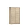 SCHIEBETÜRENSCHRANK - NOAH 04 Sonoma - Sonoma Eiche, Holzwerkstoff/Metall (120/200/61cm) - Möblo