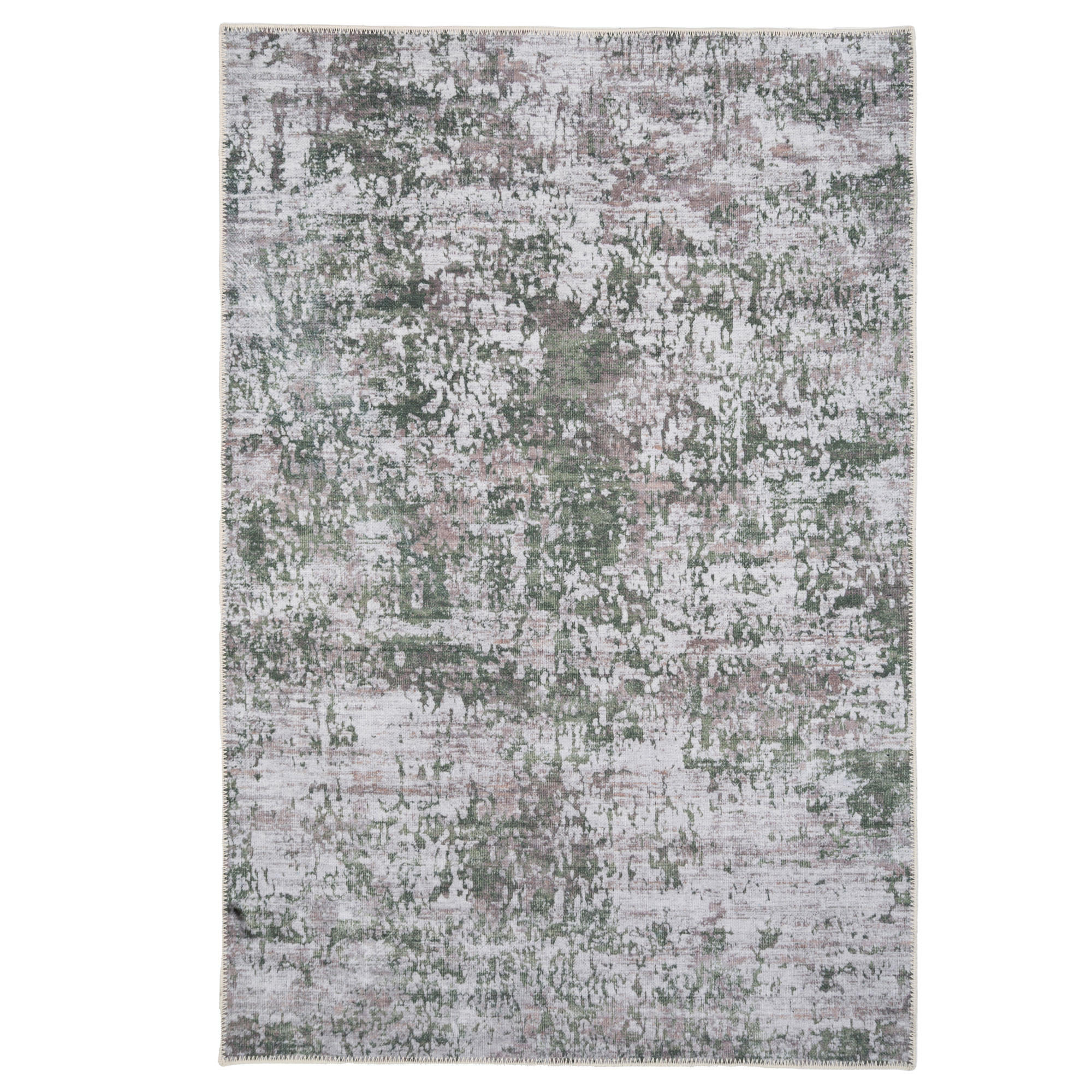 FLACHWEBETEPPICH Grünkohl - Grün, Textil (240/330cm) - Kukoon Rugs